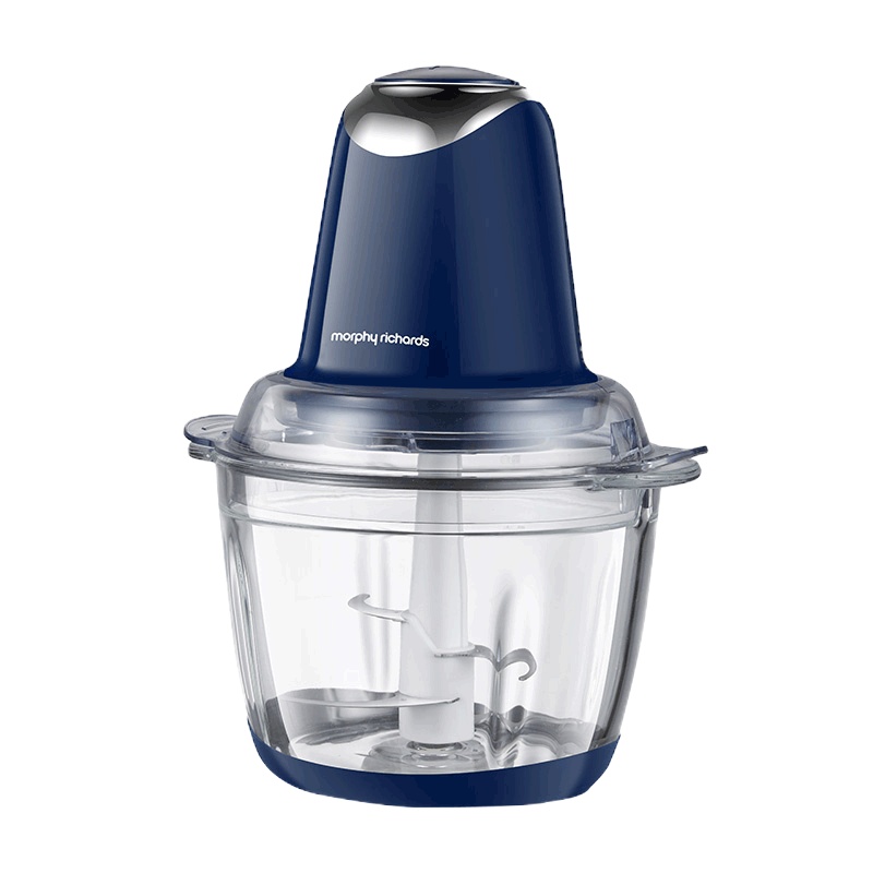 按键式家用电动多功能绞馅机 摩飞绞肉机辅食机 MR9400蓝色