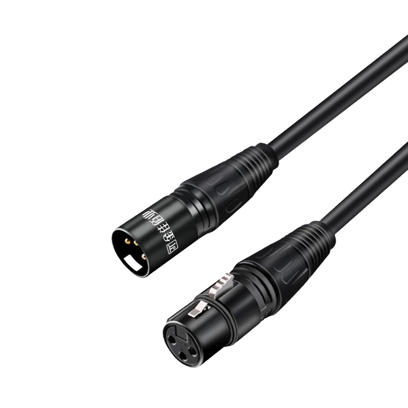 金佳佰业A202 贵族系列 专业级卡侬头公对母音频线锌合金1m260根/件（单位：件）