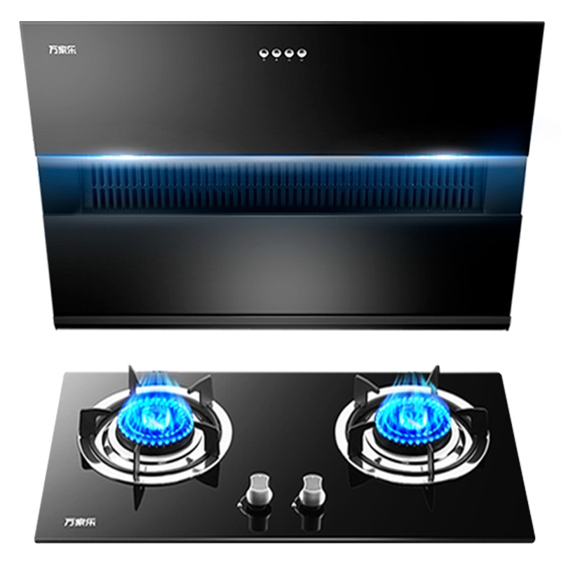 万家乐（Macro）16立方大吸力 AL721+K100B 侧吸油烟机 燃气灶具 烟灶两件套装 天燃气