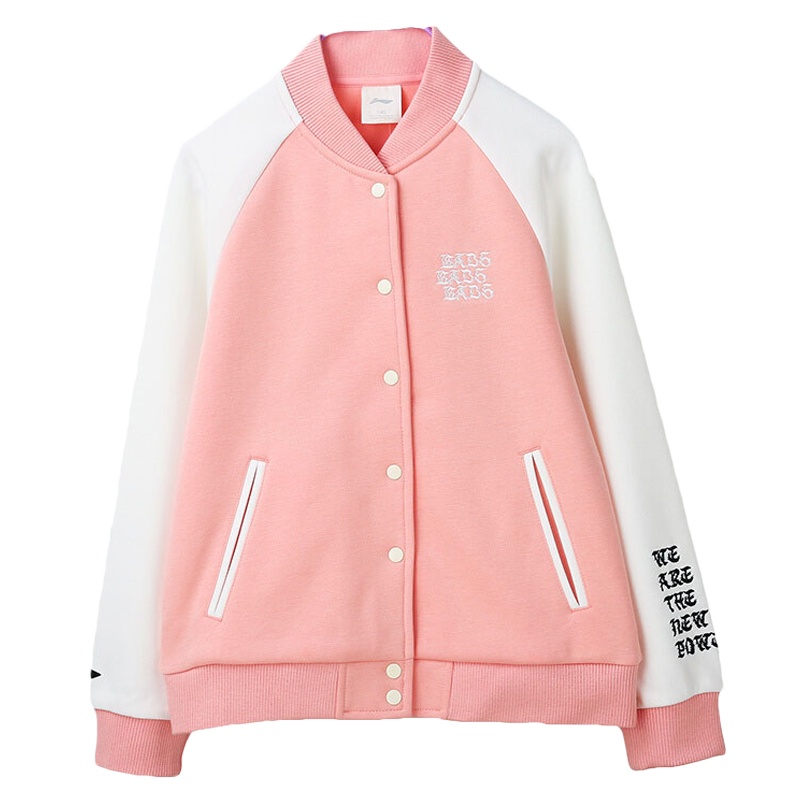 LI-NING KIDS女童休闲舒适卫衣外套