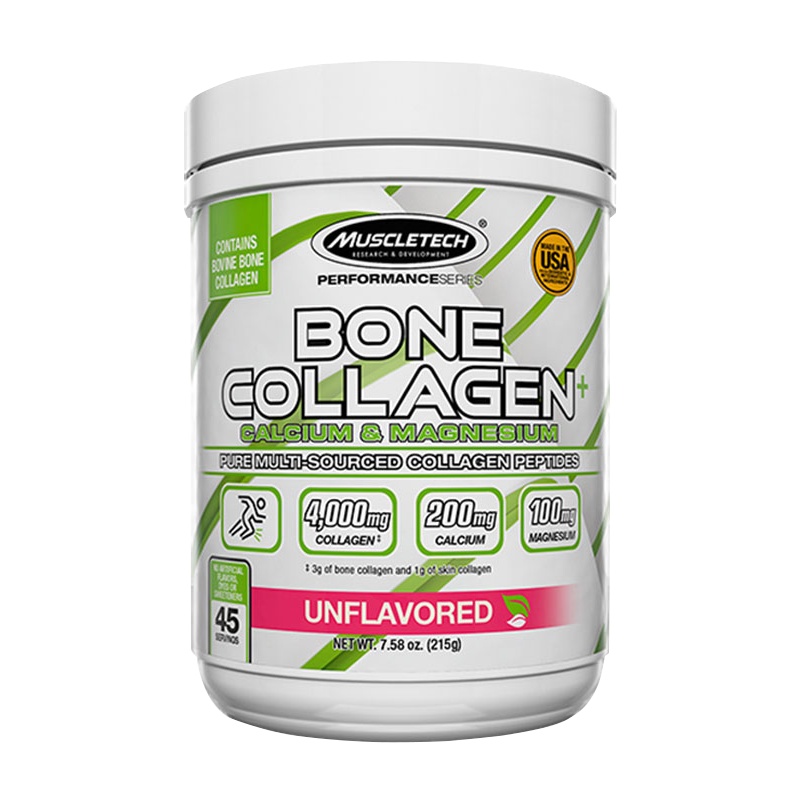 Muscletech肌肉科技苏宁自营进口水解牛骨骨胶原蛋白钙镁粉蛋白质粉健身男美国原装进口官方正品
