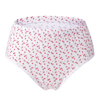 A&Bab内裤纯棉印花舒适中高腰女士三角裤宽松大码妈咪裤