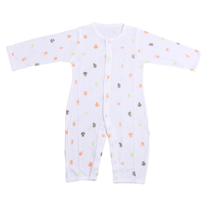 小马波迪婴幼儿连体衣长袖纯棉哈衣爬服女宝宝睡衣新生儿衣服男0-3岁2春夏