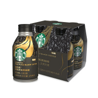 starbucks/星巴克派克市场黑咖啡咖啡饮料270ml*4入装