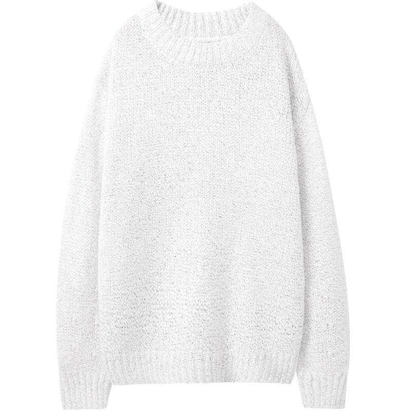 2019爱居兔秋季女装细腻纹理针织长袖针织衫