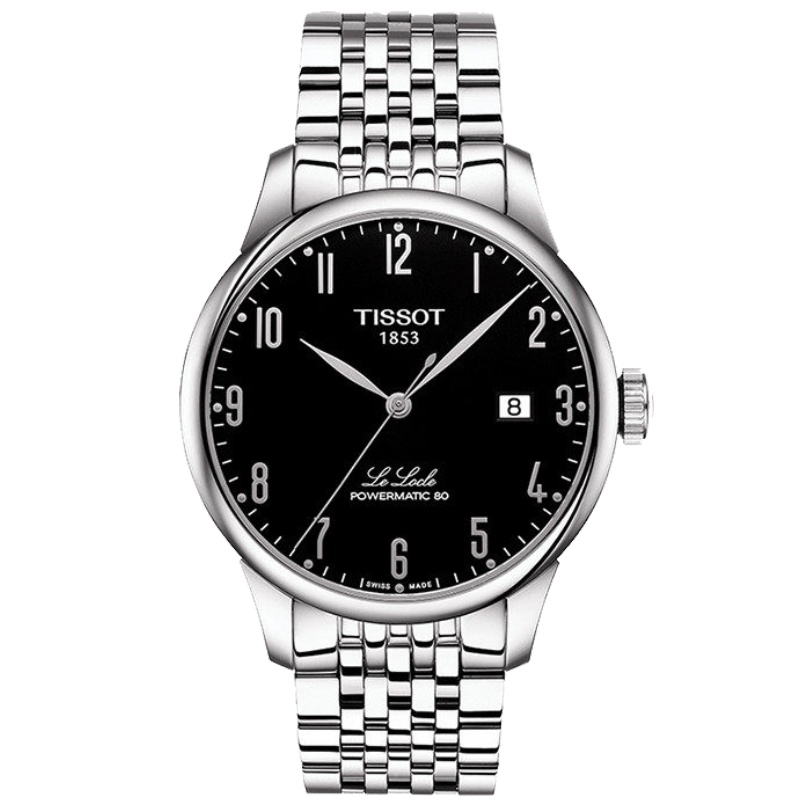 天梭(TISSOT)男表 瑞士手表 全球联保男天梭正品力洛克系列钢带全自动机械表 男T006.407.11.052.00