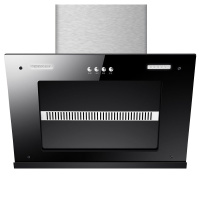 大吸力英喜好太太抽油烟机侧吸式家用厨房 老式吸油烟机出租房公寓小户型顶吸式710MM按键式排烟罩大风轮瞬吸自动清洗单烟机