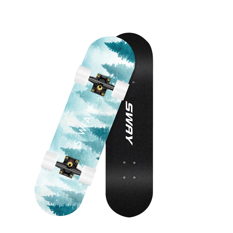 斯威专业滑板初学者成人男女生儿童青少年成年刷街四轮双翘滑板车