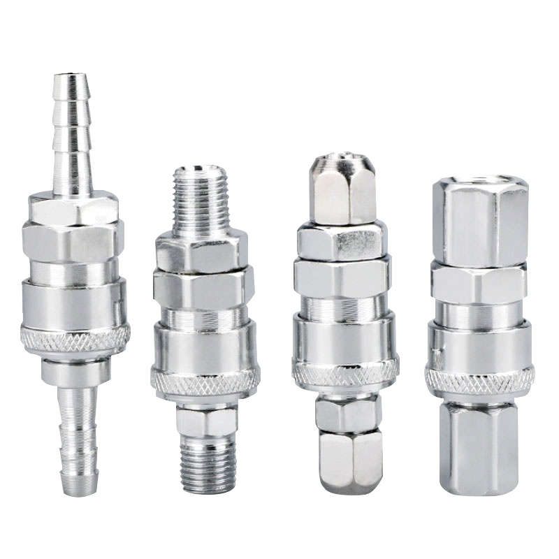 冰禹 SNll-14 C式自锁快速接头气动接头小风炮SP/PP/SH/PH快插快拧 内螺纹 气管 SF-30mm 15个