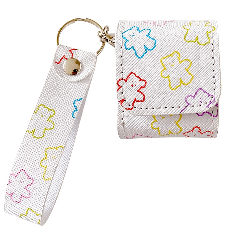 ASPOR AirPods卡通皮质耳机保护套1/2/Pro适用全包保护个性创意带皮质挂绳