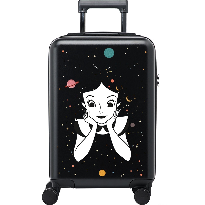 行李箱女登机箱20寸小型登机拉杆箱密码箱子24网红学生插画旅行箱