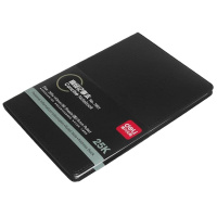 得力(deli)7901商务办公记事25K/80页笔记皮革皮面本通用笔记本复古办公
