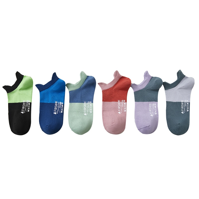 杉杉【AAA抗菌6双女袜】夏季抗起球耐磨船袜不勒脚多色凉感短款袜子
