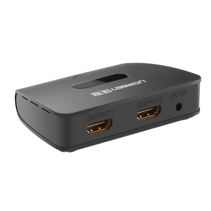 绿联(Ugreen)一进二出高清分配器