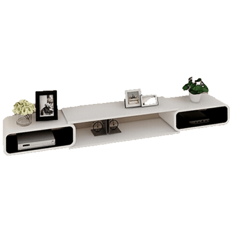 客厅电视背景墙架房间壁挂机顶盒壁柜墙壁墙面装饰隔板安心抵