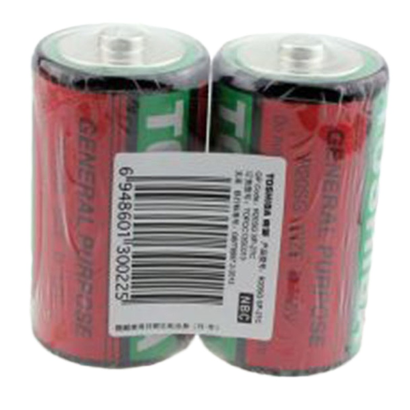 东芝大号1#电池R20SG电池一号电池(2节装)