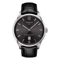 天梭(TISSOT 瑞士品牌手表 杜鲁尔系列 时尚商务全自动男士机械表 皮带T099.407.16.447.00