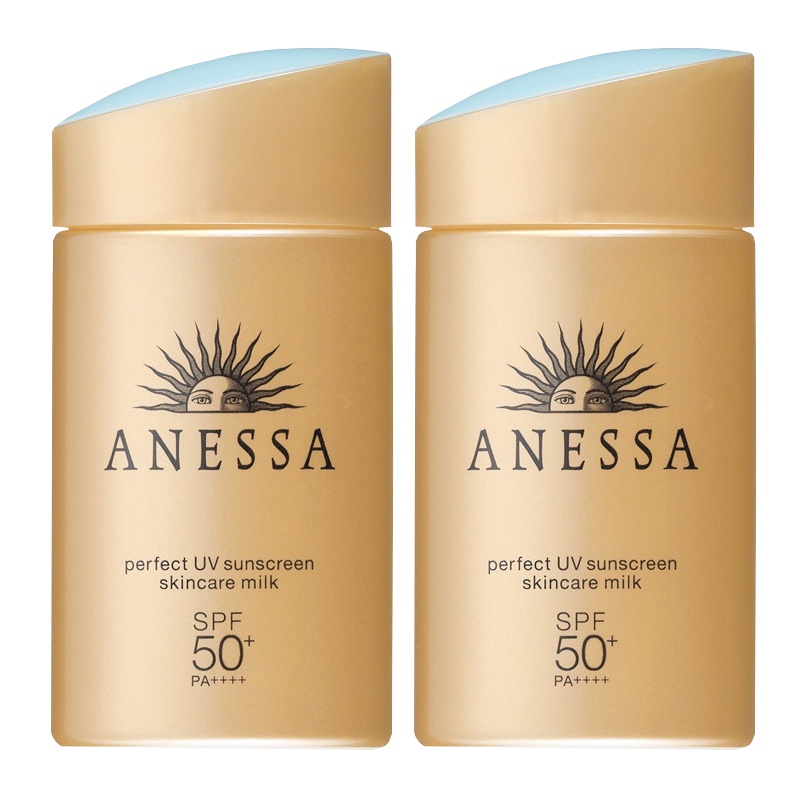 资生堂(SHISEIDO)安热沙安耐晒 防晒霜小金瓶60ml*2 军训女学生户外清爽轻薄防水防汗全身通用脸部隔离