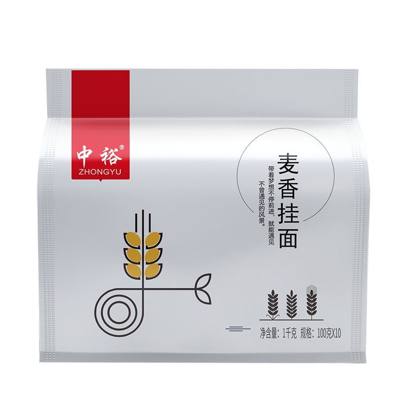 中裕(ZHONGYU)麦香挂面100g*10把