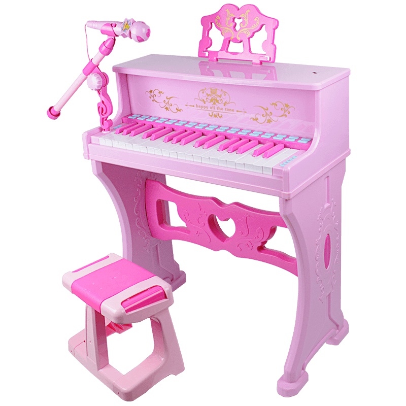 贝芬乐儿童音乐玩具入门钢琴电子琴宝宝初学者话筒早教婴幼儿女孩