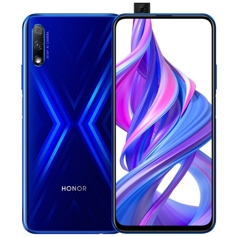 荣耀(honor) 荣耀9X 全网通6GB+128GB 魅海蓝 麒麟810 4000mAh超强续航 4800万超清夜拍 6.59英寸升降全面屏移动联通电信4G手机