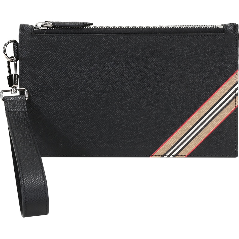 BURBERRY 博柏利 男女通用款 牛皮手拿包 80330781