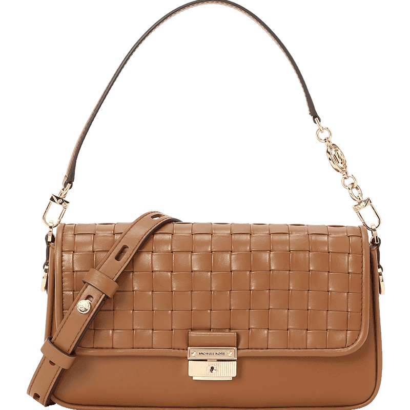 MICHAEL KORS BRADSHAW 腋下包 锁扣 编织皮 30S1G2BL1T