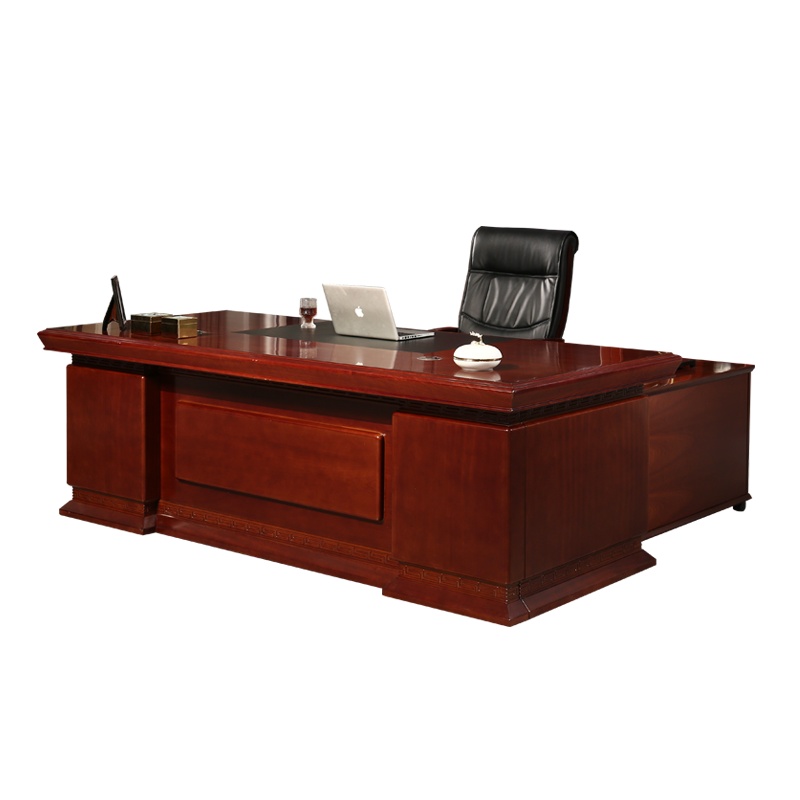 卓澳(ZHUOAO)办公家具老板桌主管桌办公桌油漆实木贴皮大班台桌经理桌