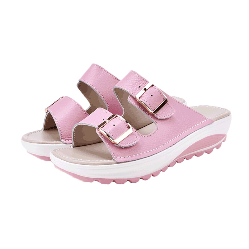 朴尼斯(Pounise)时尚休闲套脚拖鞋轻便透气百搭一字拖 PK59-116