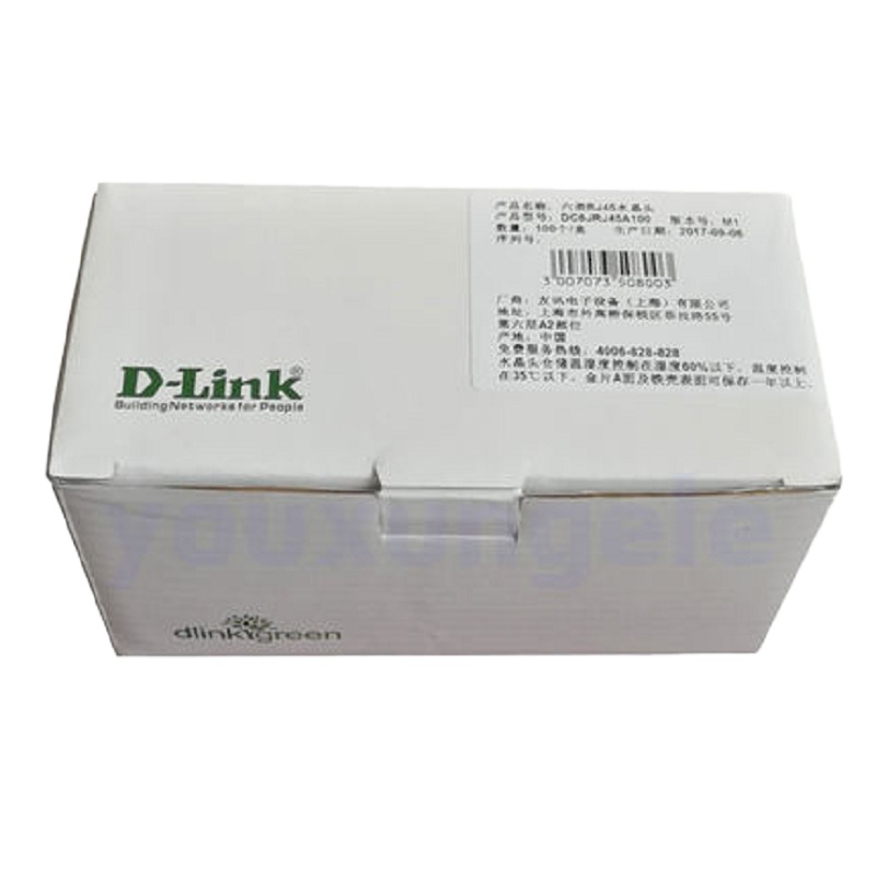 [精选]友讯 六类RJ45水晶头 千兆 原装 DC6JRJ45A100