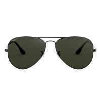 RayBan雷朋经典飞行员形太阳镜男女款0RB3025 W0879枪色镜框绿色镜片尺寸58