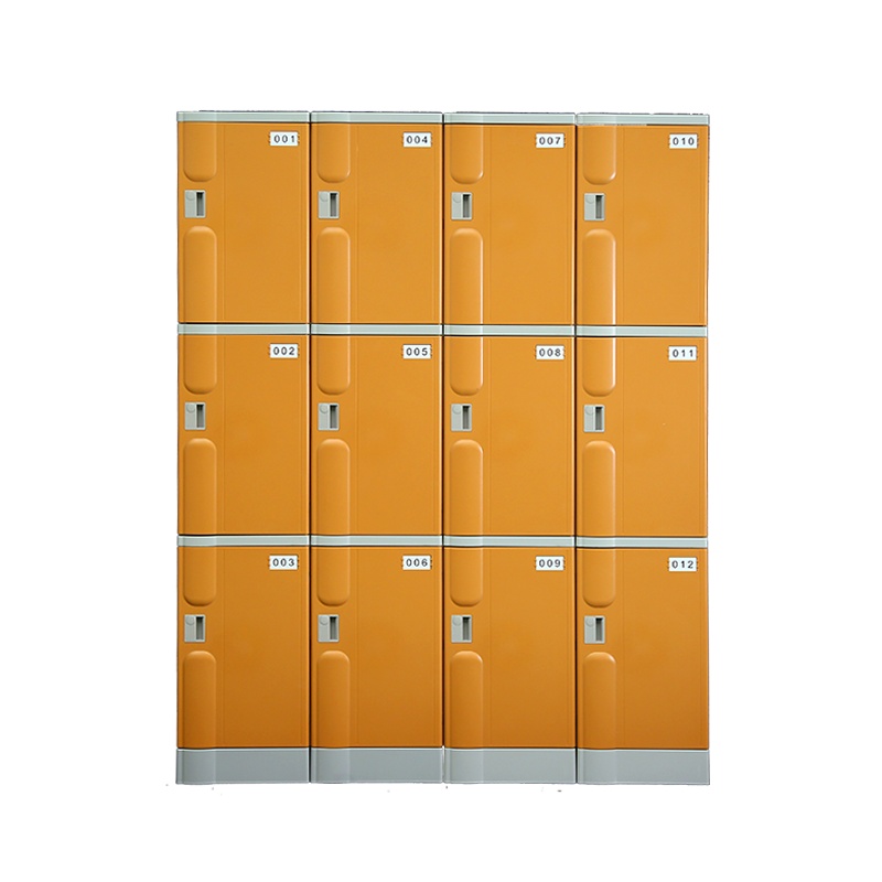 豫亿腾 A390M ABS塑料更衣柜游泳馆洗浴桑拿温泉瑜伽酒店防水寄存柜健身房储物柜学生书包柜可定制