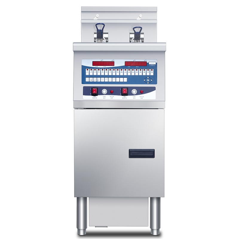 德玛仕(DEMASHI) 电炸炉商用 小吃油炸锅油炸机 油条机 薯条机 电炸锅 油炸炉 炸串机 NTP14ES (双槽)