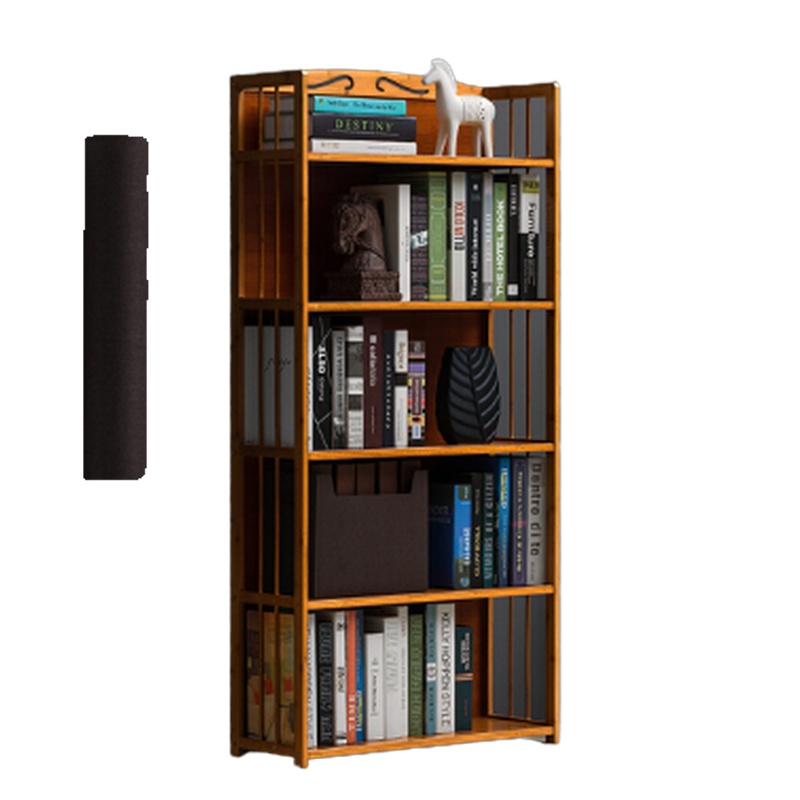 顶鸿DH-HY0581储物收纳架展示架花架书房收纳柜博古架 带封闭背板5层70cm