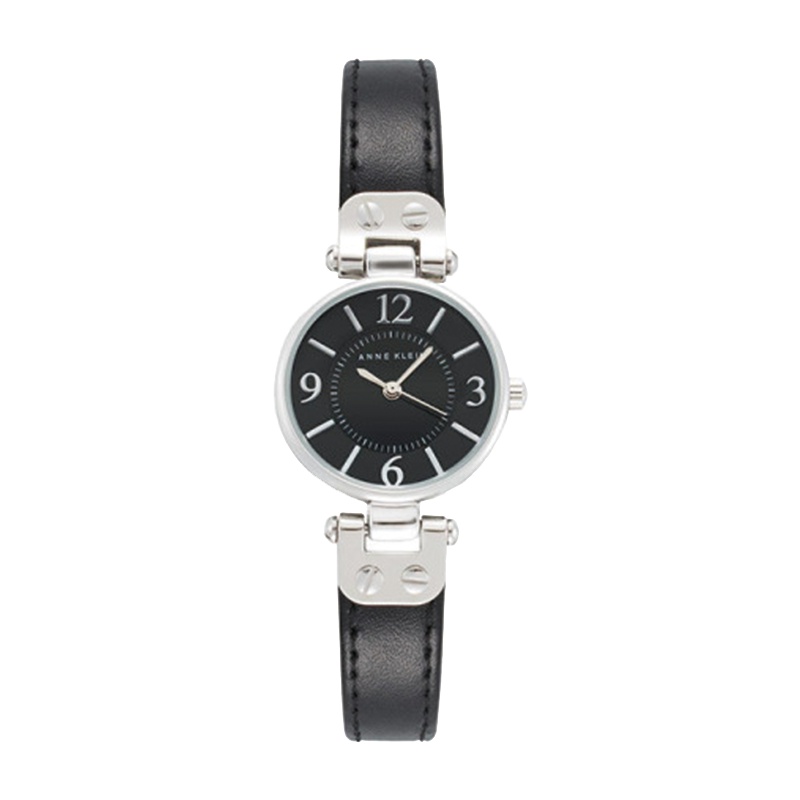 安妮克莱因（ANNE KLEIN）简约经典系列时尚休闲复古罗马表盘石英女士手表10/9443BKBK