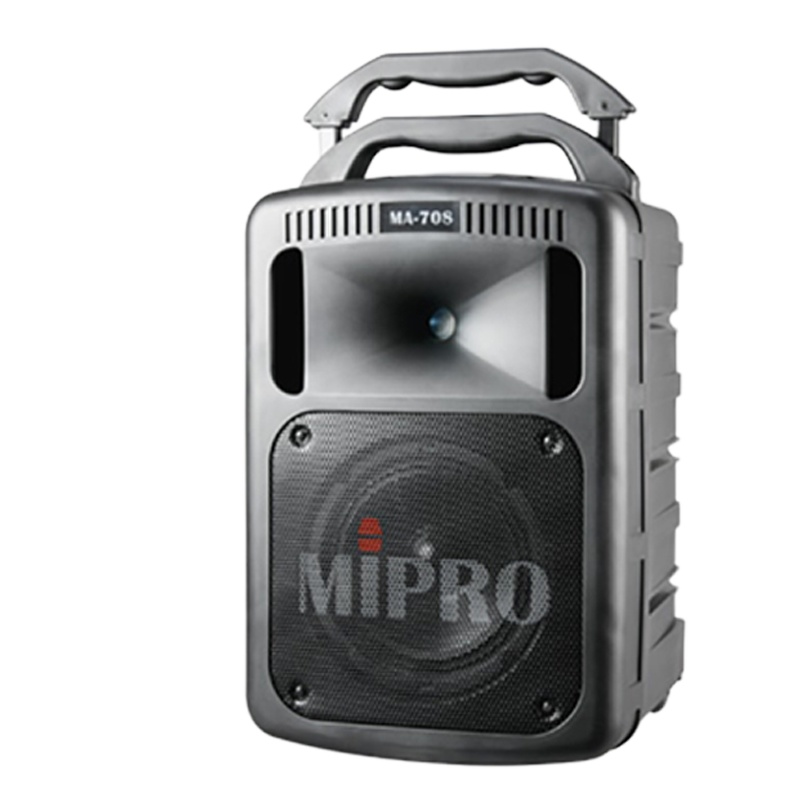 咪宝MA-708无线户外音响蓝牙便携式移动拉杆音箱大功率扩音器 2手持1领夹