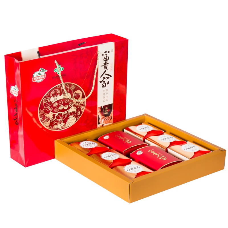 富贵人家 富贵珍品广式月饼520克礼盒