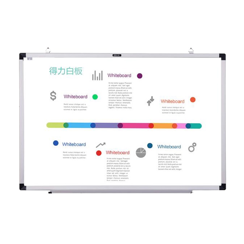 得力 白板/会议展示板/教学白板/易擦白板