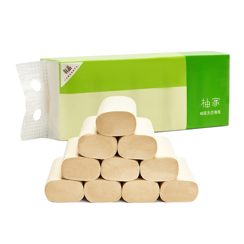 柚家无芯卷纸70g 10卷/提*3提