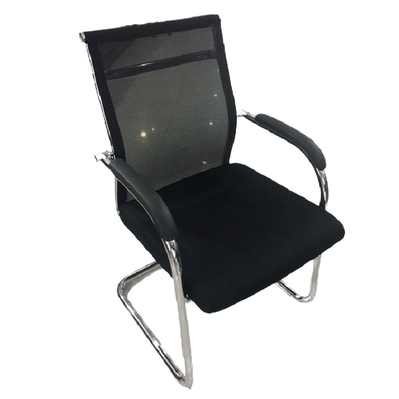 鑫金虎 办公椅靠背电脑椅简约会议椅人体工学休闲弓形网布职员网椅家用椅