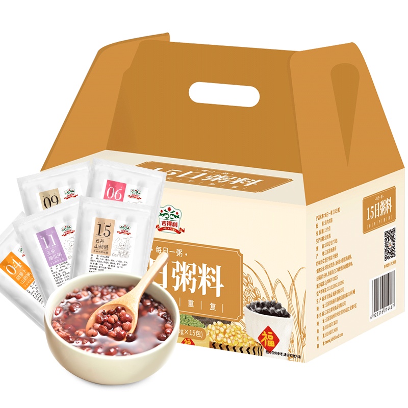 吉得利每日一粥 15日粥 100g*15袋杂粮礼盒