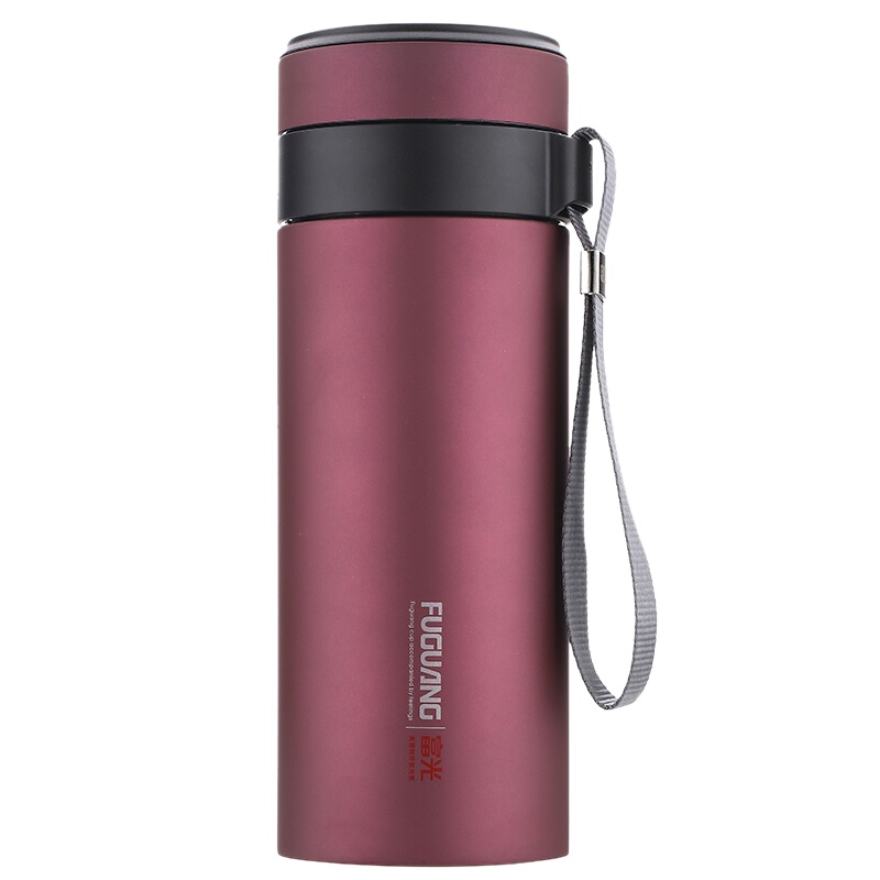 富光 不锈钢保温杯 商务男女便携茶杯直身杯磨砂杯杯子 400ml(个)[CWFD]