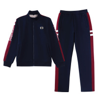 金蔚臻加绒运动套装女2022年秋冬新款时尚立领休闲加厚卫衣跑步运动服两件套