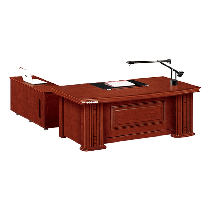 匡大1.8米油漆办公桌中班台KD-B1869（弧边）