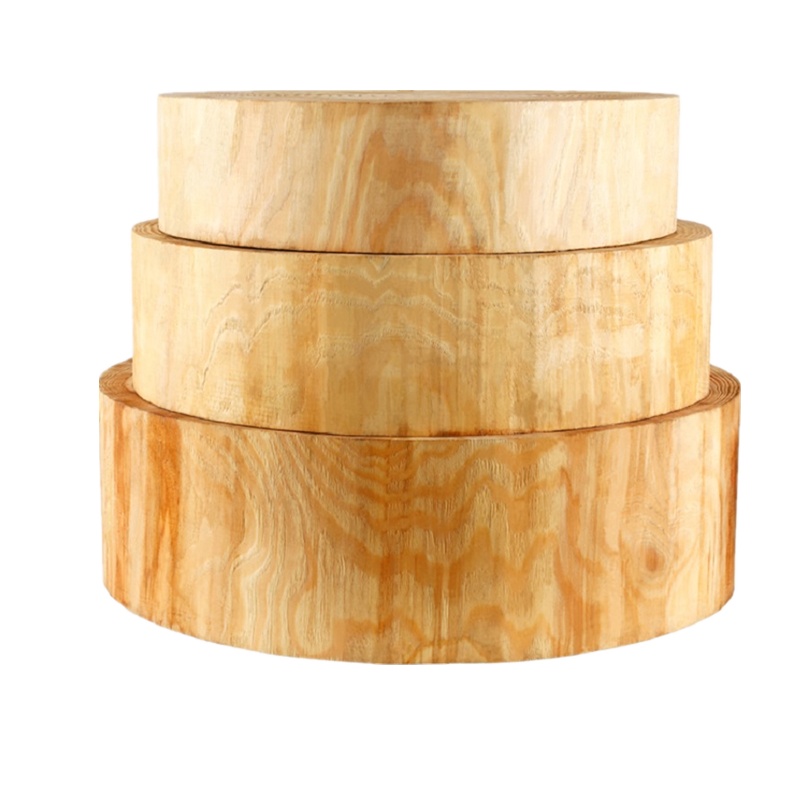 厨房圆形松木砧板