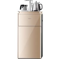 Haier/海尔 柜式温热型饮水机茶吧机 YR1683-CB金色 全自动上水智能双层立式节能下置式饮水机家用