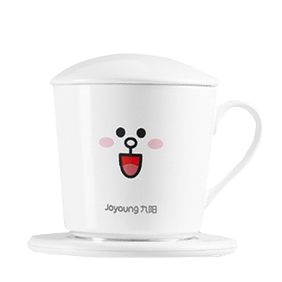 九阳(Joyoung)暖暖杯LINE FRIENDS水杯办公室养生小型便携恒温暖杯垫H01-Tea813(可妮兔)