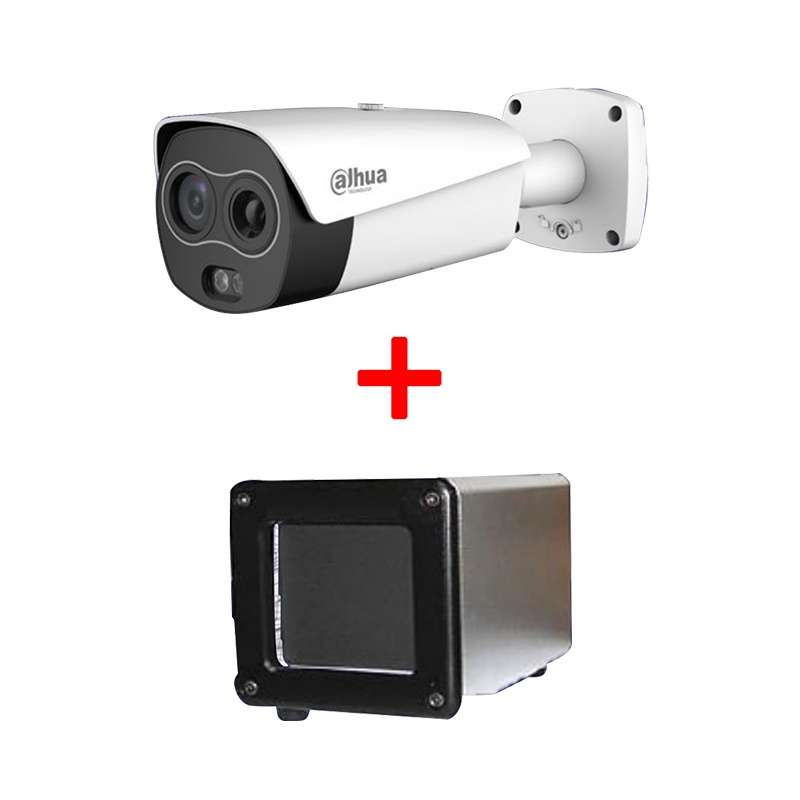 [探测率:400*300]大华科技工厂医用高精度红外热像仪人体测温仪人脸自动检测摄像头