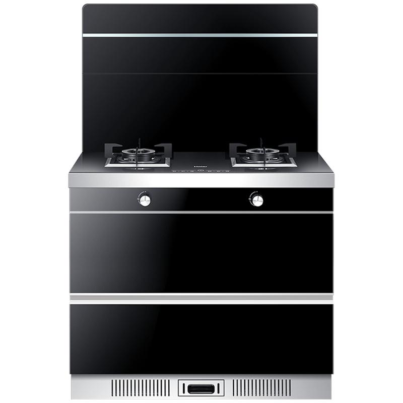 海尔(Haier)集成灶JJZT-JE9B(12T)侧吸式抽油烟机燃气灶具保洁柜套装天然气14-15(m3/min)