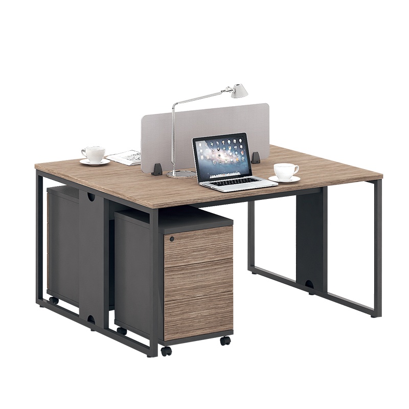 盛世之家 办公桌家具现代简约办公职员桌椅组合屏风工位 财务办公桌双人位 P-JLDG122S